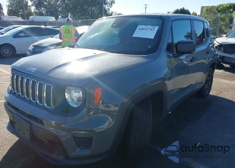 2021 Jeep Renegade Sport Fwd from USA, damaged, VIN ZACNJCAB3MPM22152